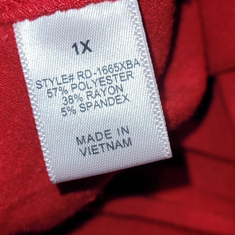 Zenana Premium red spaghetti strap tanktop maxi dress - 1X - Picture 8 of 12
